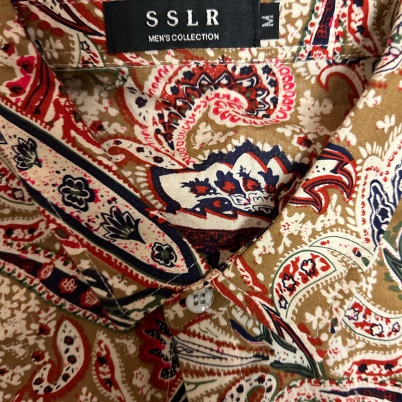 SSLR Button Down Shirt. Size Medium - Picture 1 of 5